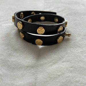 Tory Burch Double Wrap Logo Bracelet